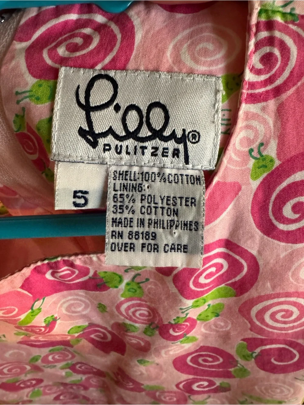Lilly Pulitzer Pink Floral Swirl Girls Dress